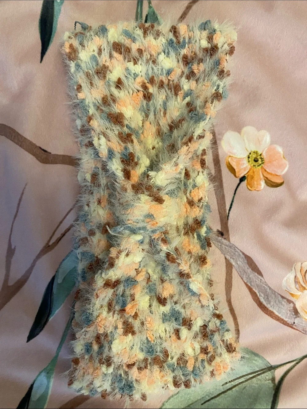 Cozy Fuzzy Knit Ear Warmer Headband - Multicolor